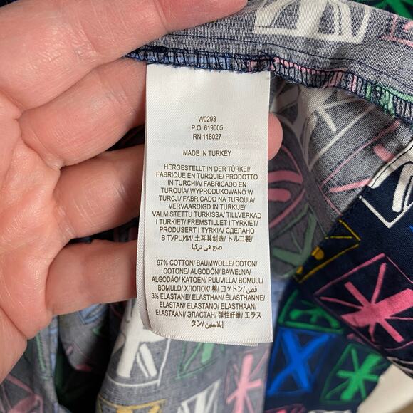 Boden Multi Color Union Jack Anastasia Shirt Dress Sz.10R - Picture 15 of 16
